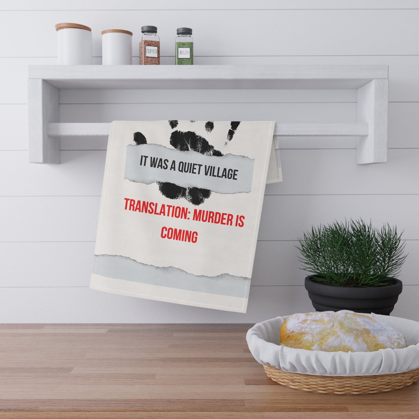 Tea Towel - True Crime Fans' Favorite Phrase