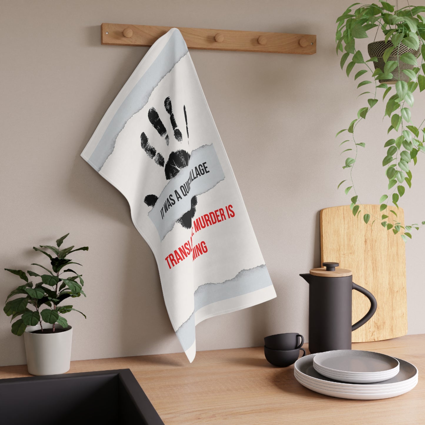 Tea Towel - True Crime Fans' Favorite Phrase